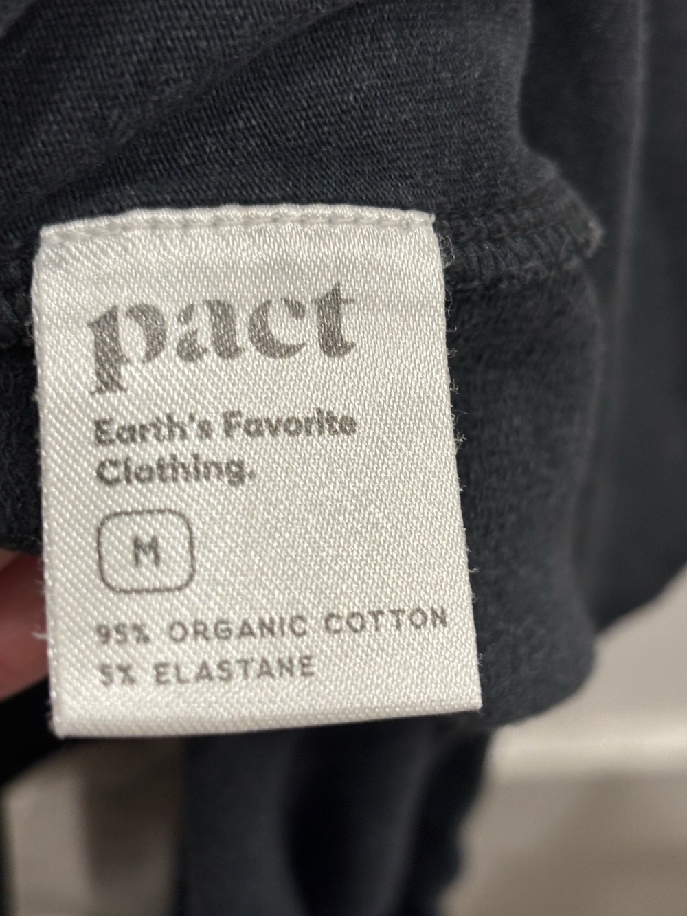 Pact Men's Drawstring Athletic Shorts - Slate Organic Cotton - Picture 7 of 7